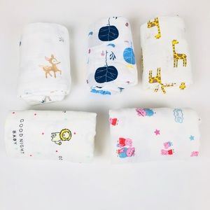 Brand new 5 Packs of Baby swaddle blanket